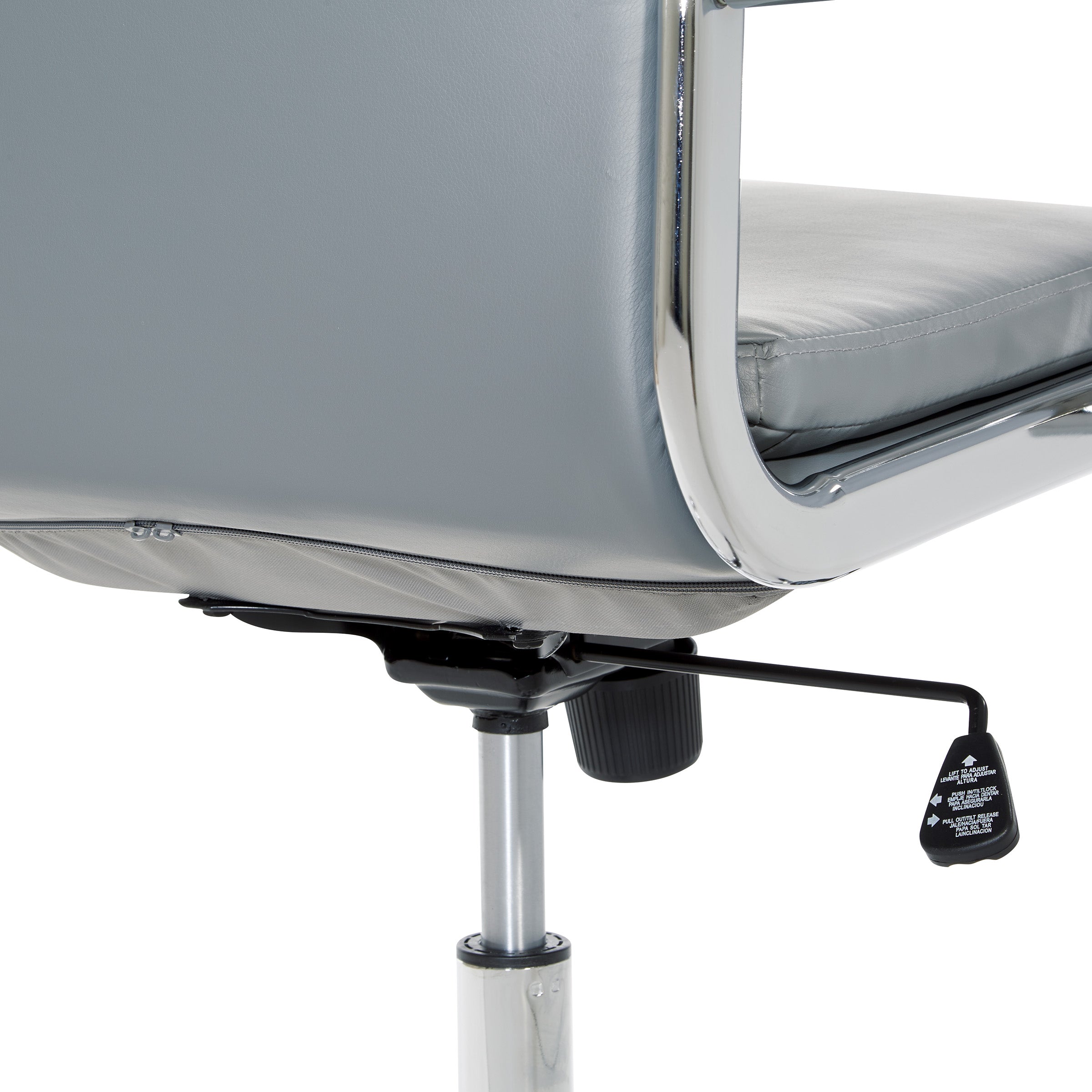 Mid Back Exec Faux Lthr Chair